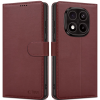 Θήκη Xiaomi Redmi Note 14 Pro 5G / Poco X7 Tech-Protect Wallet Πορτοφόλι - Mulberry (5906302361564)