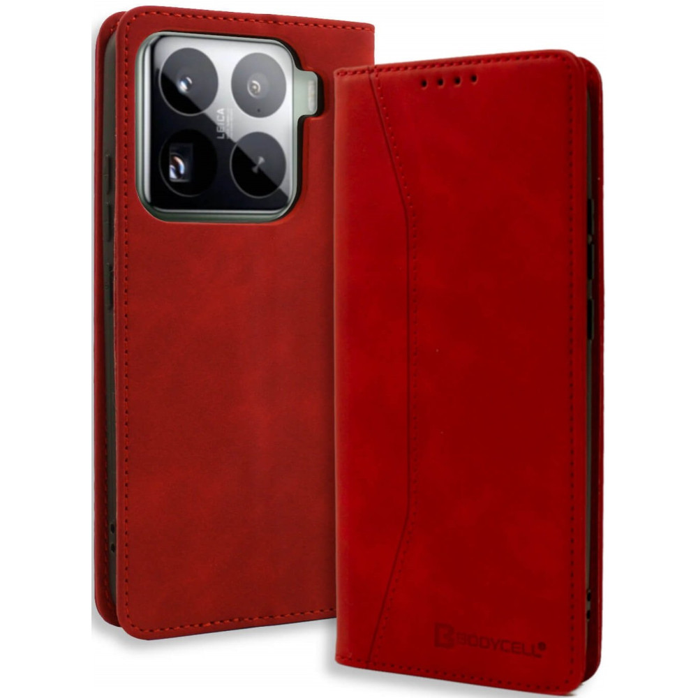 Θήκη Xiaomi 15 Bodycell Book Case Πορτοφόλι - Red (5206015079962)