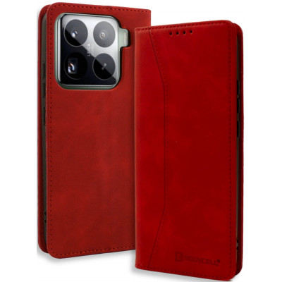 Θήκη Xiaomi 15 Bodycell Book Case Πορτοφόλι - Red (5206015079962)