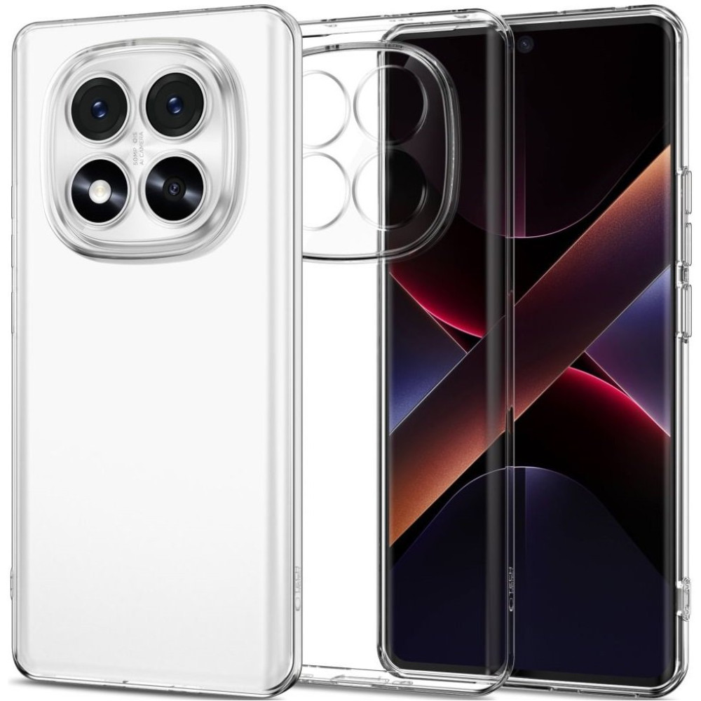 Θήκη Xiaomi Redmi Note 14 Pro 5G / Poco X7 Tech-Protect FlexAir Διάφανη Σιλικόνης - Clear (5906302361526)