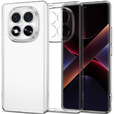 Θήκη Xiaomi Redmi Note 14 Pro 5G / Poco X7 Tech-Protect FlexAir Διάφανη Σιλικόνης - Clear (5906302361526)