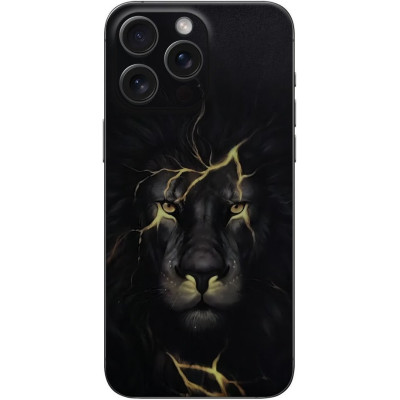 Αυτοκόλλητο Skin Προστασίας Πλάτης iPhone 16 Pro Max Gams Premium Vinyl Skin Back Plate Φωσφορίζον - Luminus Lion (GAMS-VNL-SKIN-LMLN-001-083)