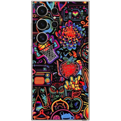 Αυτοκόλλητο Skin Προστασίας Πλάτης Samsung Galaxy S25 Ultra Gams Premium Vinyl Skin Back Plate - 3D Neon (GAMS-VNL-SKIN-3DN-002-216)
