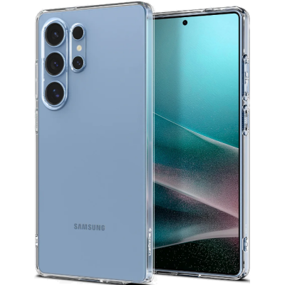 Θήκη Samsung Galaxy S25 Ultra Spigen Liquid Crystal Σιλικόνης - Crystal Clear (ACS08948)