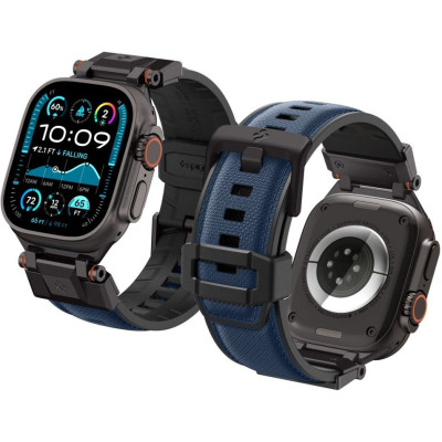 Λουράκι Apple Watch Ultra/SE/11/10/9/8/7/6/5/4 (49/46/45/44mm) Spigen DuraPro Armor Σιλικόνης - Navy Blue (AMP09103)