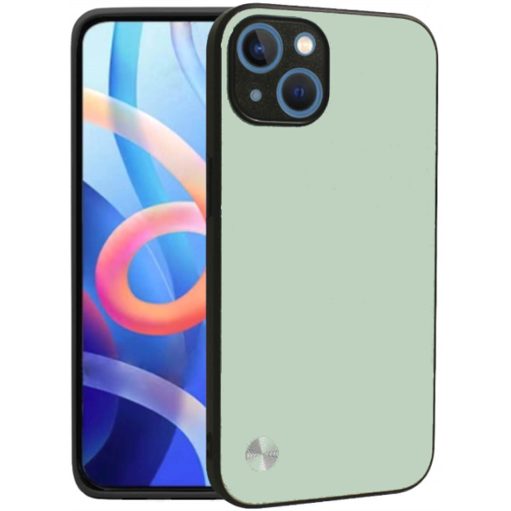Θήκη iPhone 15 Bodycell Vegan Cover Σκληρή - Light Green (5206015075919)