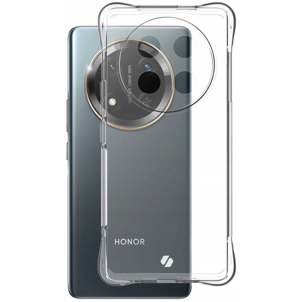 Θήκη Honor Magic7 Lite Spacecase Anti-Shock Διάφανη Σιλικόνης 1mm - Clear (5905719114510)