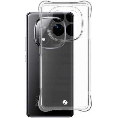 Θήκη Xiaomi Redmi Note 14 Pro Plus 5G Spacecase Anti-Shock Διάφανη Σιλικόνης 1mm - Clear (5905719113599)