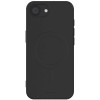 Θήκη iPhone 16e Spacecase Silicone Magnetic Case Σιλικόνης με MagSafe - Black (5905719117924)
