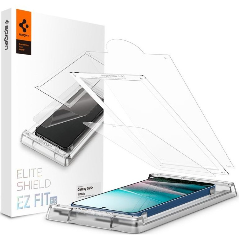 Μεμβράνη Προστασίας Samsung Galaxy S25 Plus Spigen Elite Shield EZ Fit HD Οθόνης - Clear (AFL09087)