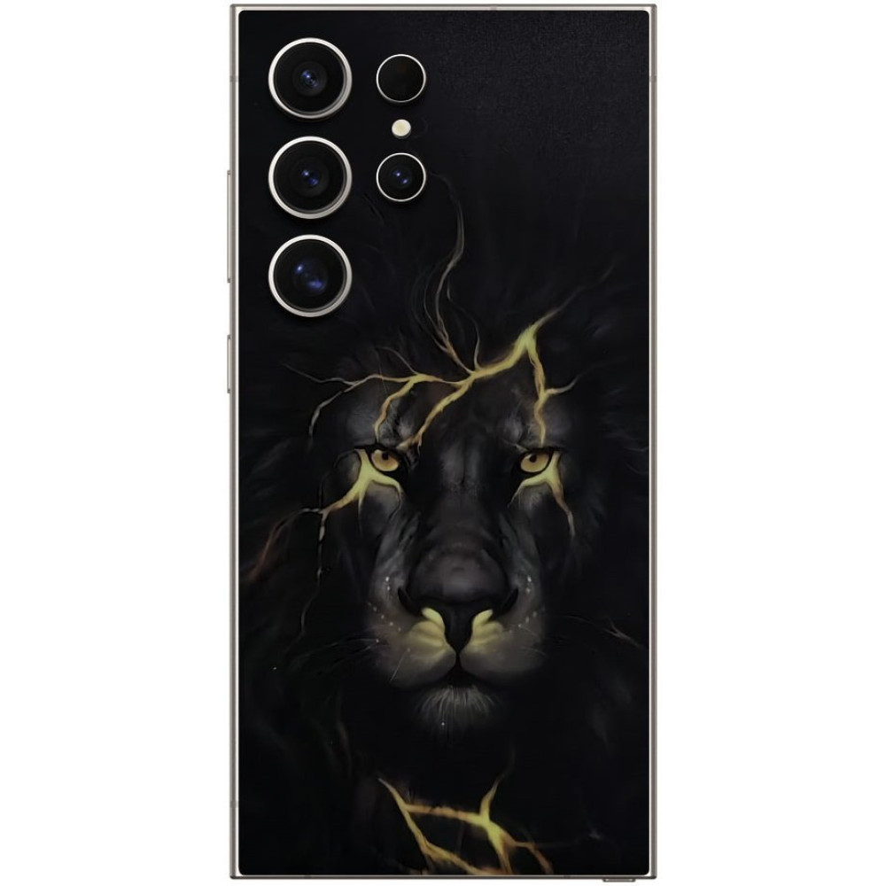 Αυτοκόλλητο Skin Προστασίας Πλάτης Samsung Galaxy S24 Ultra Gams Premium Vinyl Skin Back Plate Φωσφορίζον - Luminus Lion (GAMS-VNL-SKIN-LMLN-002-201)