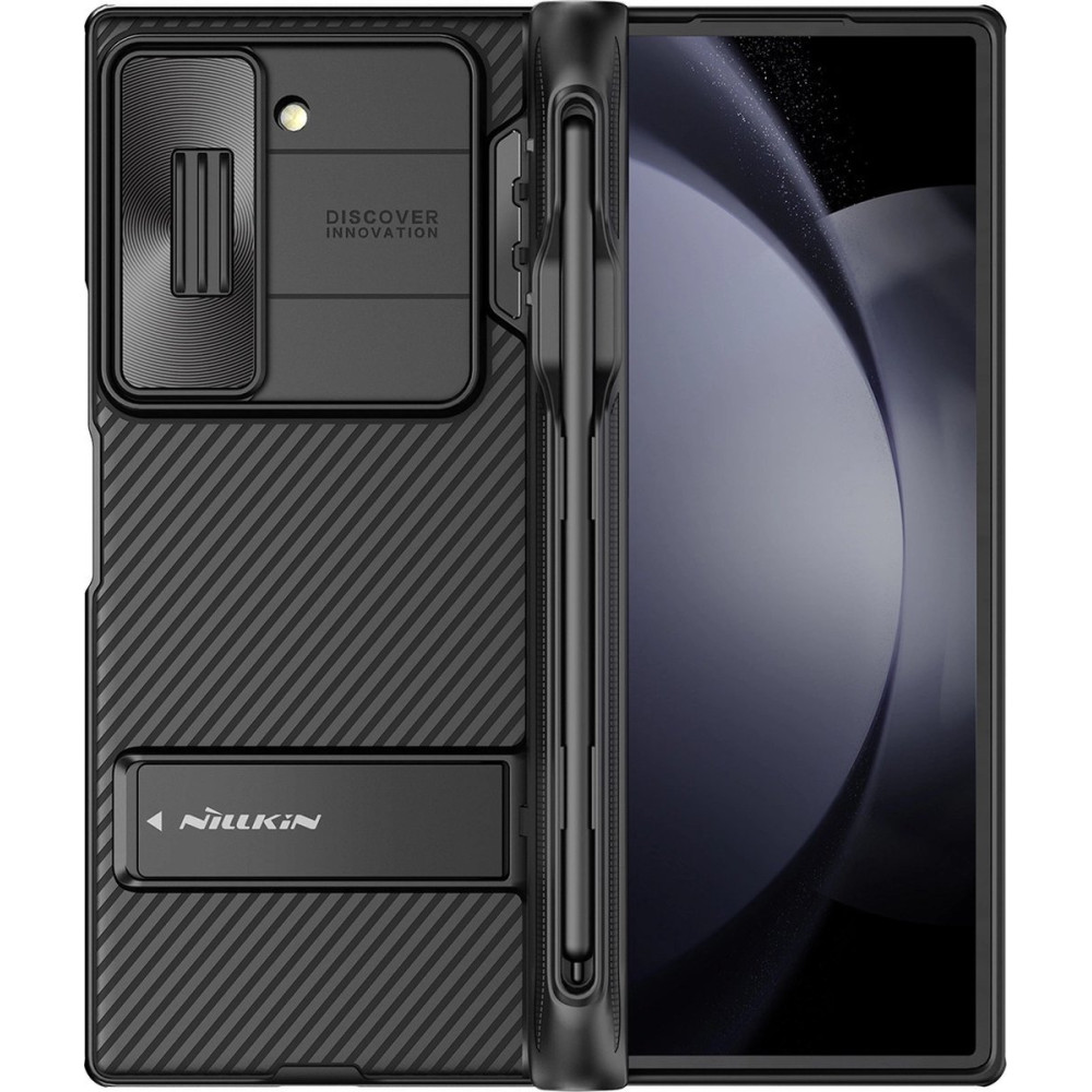 Θήκη Samsung Galaxy Z Fold6 Nillkin CamShield Fold Case με Κάλυμμα Κάμερας / Υποδοχή S Pen & KickStand - Black (6902048281820)