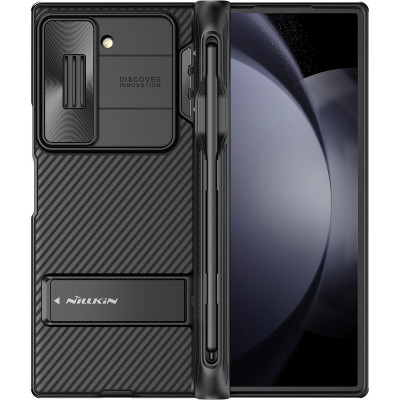 Θήκη Samsung Galaxy Z Fold6 Nillkin CamShield Fold Case με Κάλυμμα Κάμερας / Υποδοχή S Pen & KickStand - Black (6902048281820)