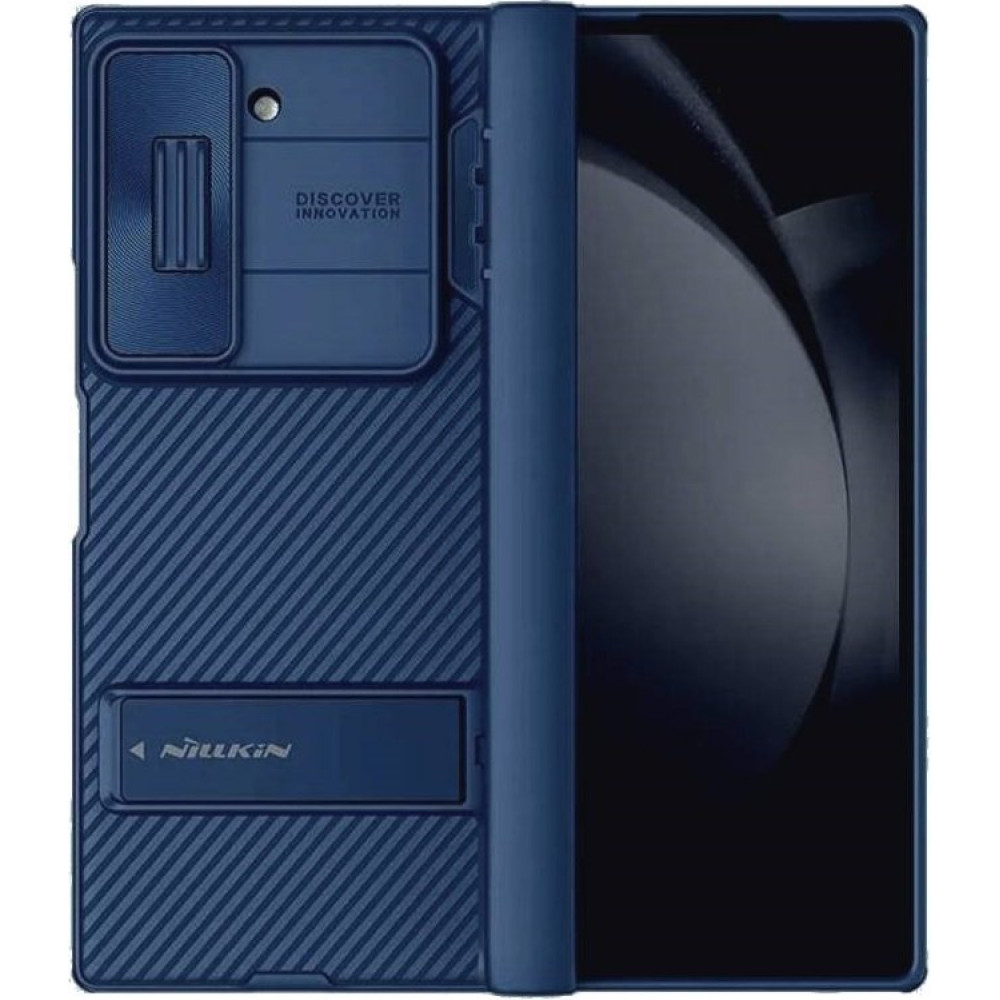 Θήκη Samsung Galaxy Z Fold6 Nillkin CamShield Fold Bracket Case με Κάλυμμα Κάμερας & KickStand - Blue (6902048281493)