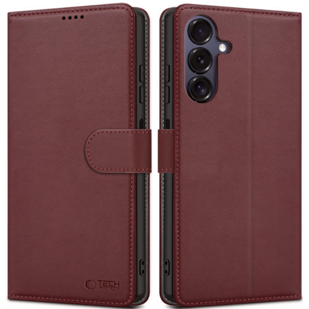 Θήκη Samsung Galaxy A16 Tech-Protect Wallet Πορτοφόλι - Mulberry (5906302360796)