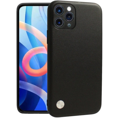 Θήκη iPhone 11 Pro Bodycell Vegan Cover Σκληρή - Black (5206015075414)