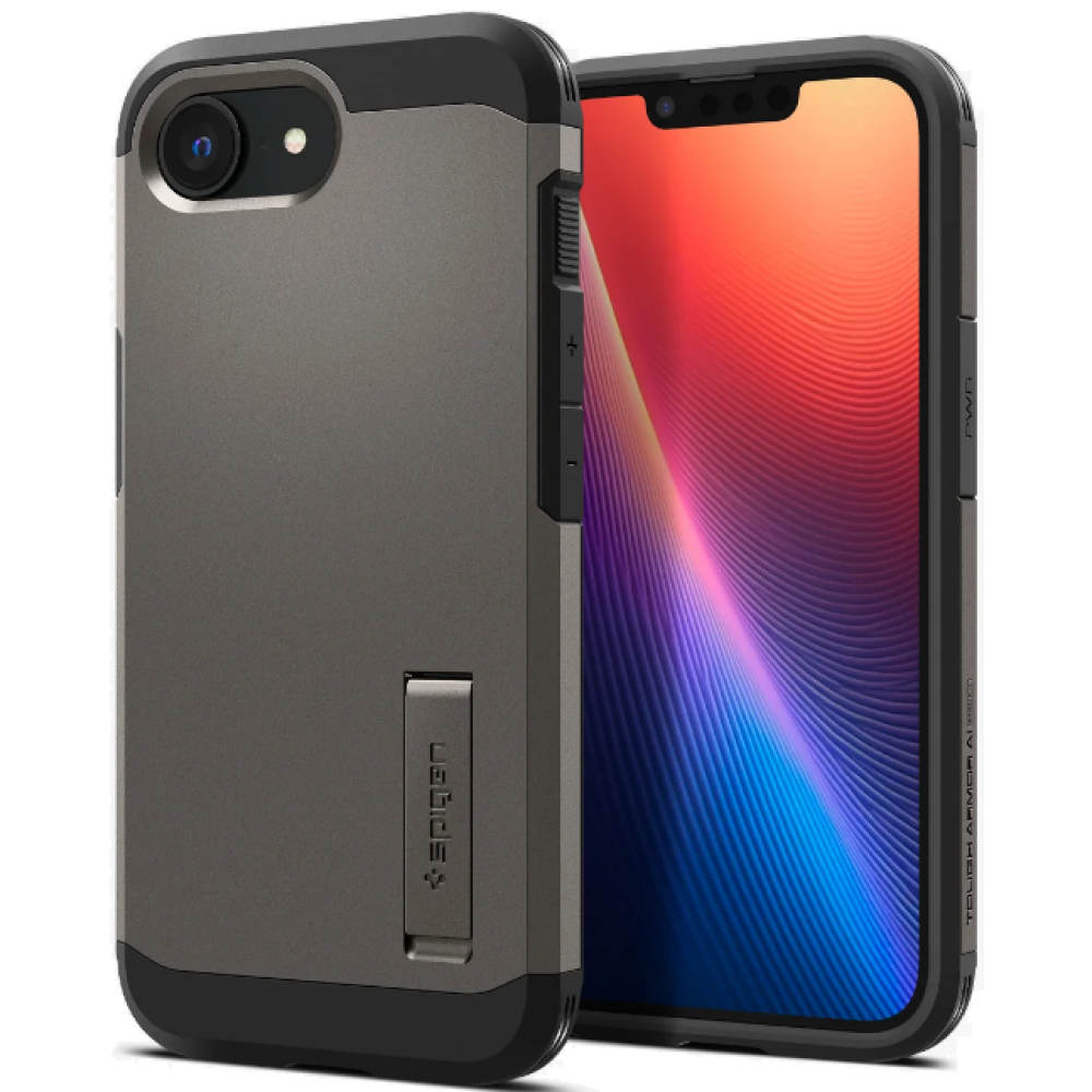 Θήκη iPhone 16e Spigen Tough Armor AI MagFit Ανθεκτική με MagSafe - Gunmetal (ACS09136)