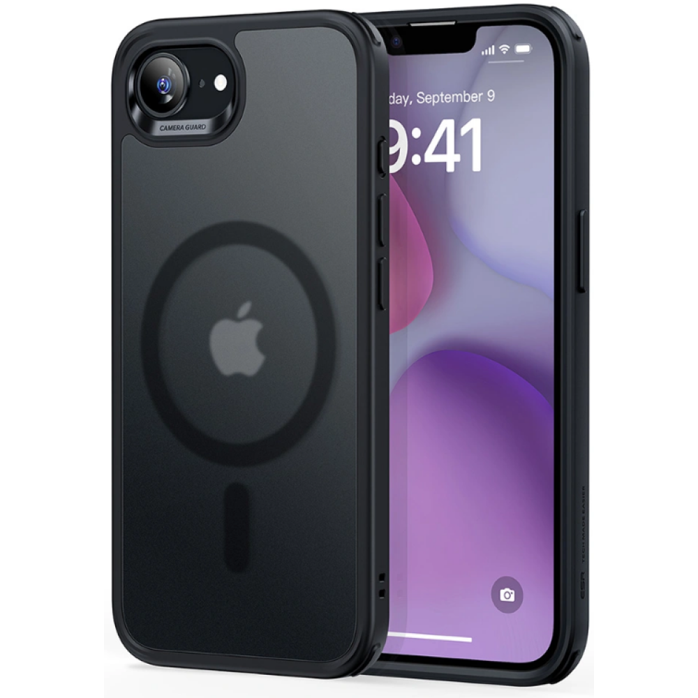 Θήκη iPhone 16e ESR Classic Hybrid HaloLock Ανθεκτική με MagSafe - Frosted Black (4894240261347)