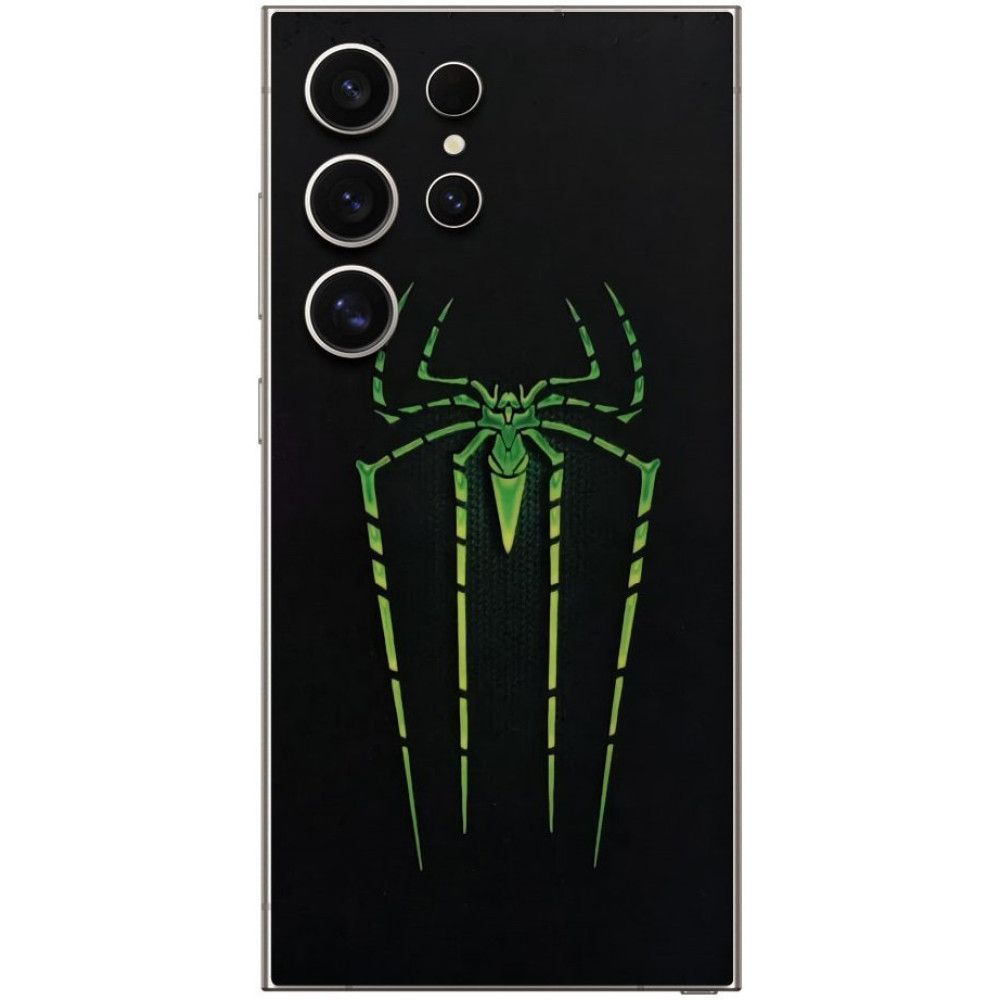 Αυτοκόλλητο Skin Προστασίας Πλάτης Samsung Galaxy S25 Ultra Gams Premium Vinyl Skin Back Plate Φωσφορίζον - Luminus Spider (GAMS-VNL-SKIN-LMSD-002-216)