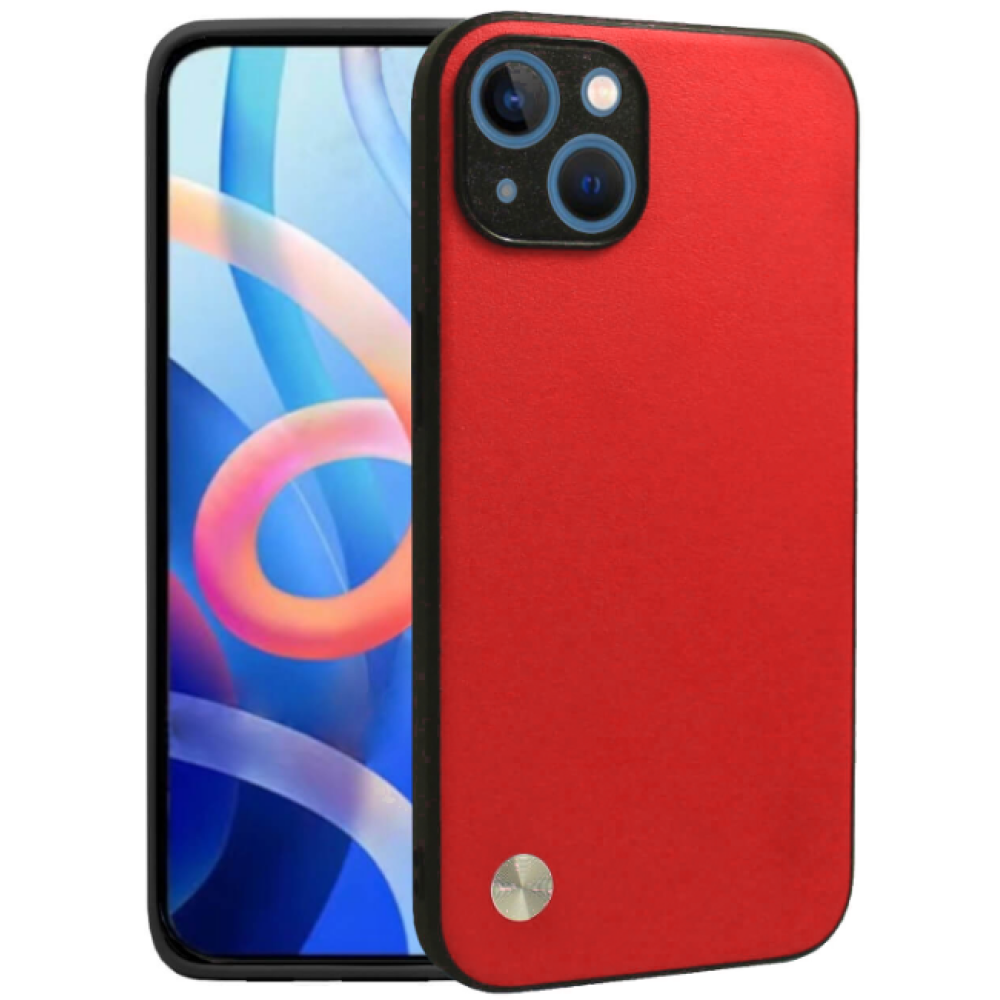 Θήκη iPhone 14 Bodycell Vegan Cover Σκληρή - Red (5206015075766)