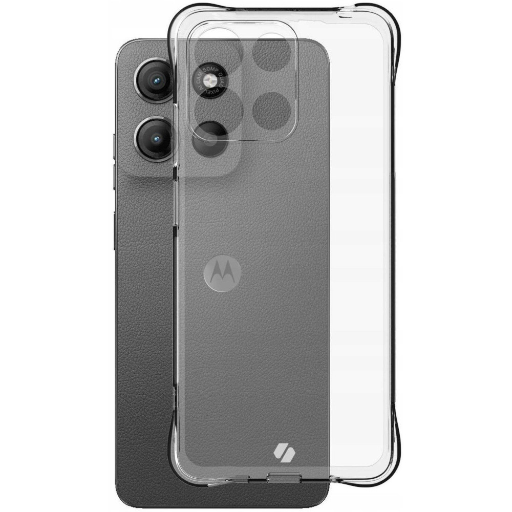 Θήκη Motorola Moto G15 / G15 Power Spacecase Anti-Shock Διάφανη Σιλικόνης 1mm - Clear (5905719117825)