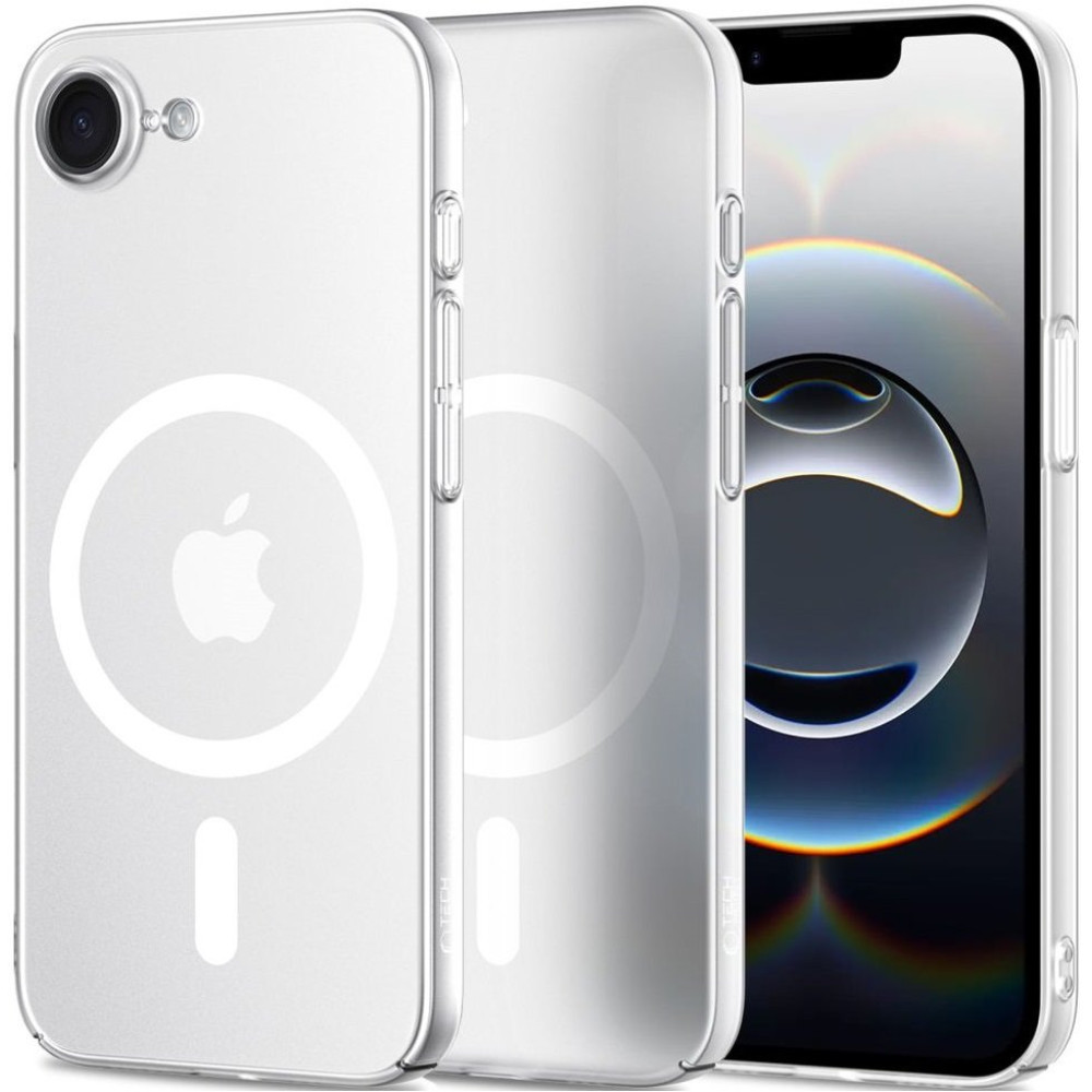 Θήκη iPhone 16e Tech-Protect MagSlim Σκληρή Ημιδιάφανη με MagSafe - Matte / Ice (5906302360222)