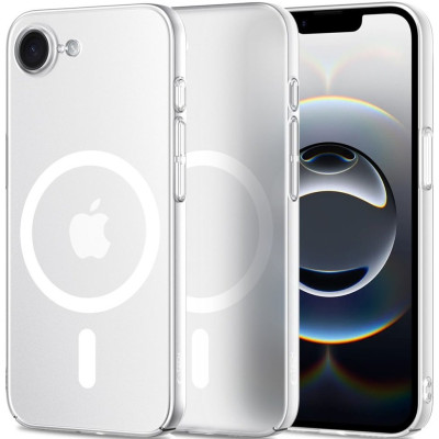 Θήκη iPhone 16e Tech-Protect MagSlim Σκληρή Ημιδιάφανη με MagSafe - Matte / Ice (5906302360222)