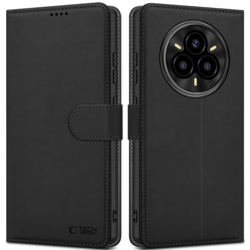 Θήκη Realme 14 Pro Plus Tech-Protect Wallet Πορτοφόλι - Matte Black (5906302361946)