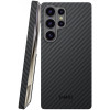 Θήκη Samsung Galaxy S25 Ultra Nekit Fiber Σκληρή με MagSafe Aramid Fiber 1mm 1500D Kevlar - Black (8719246469411)