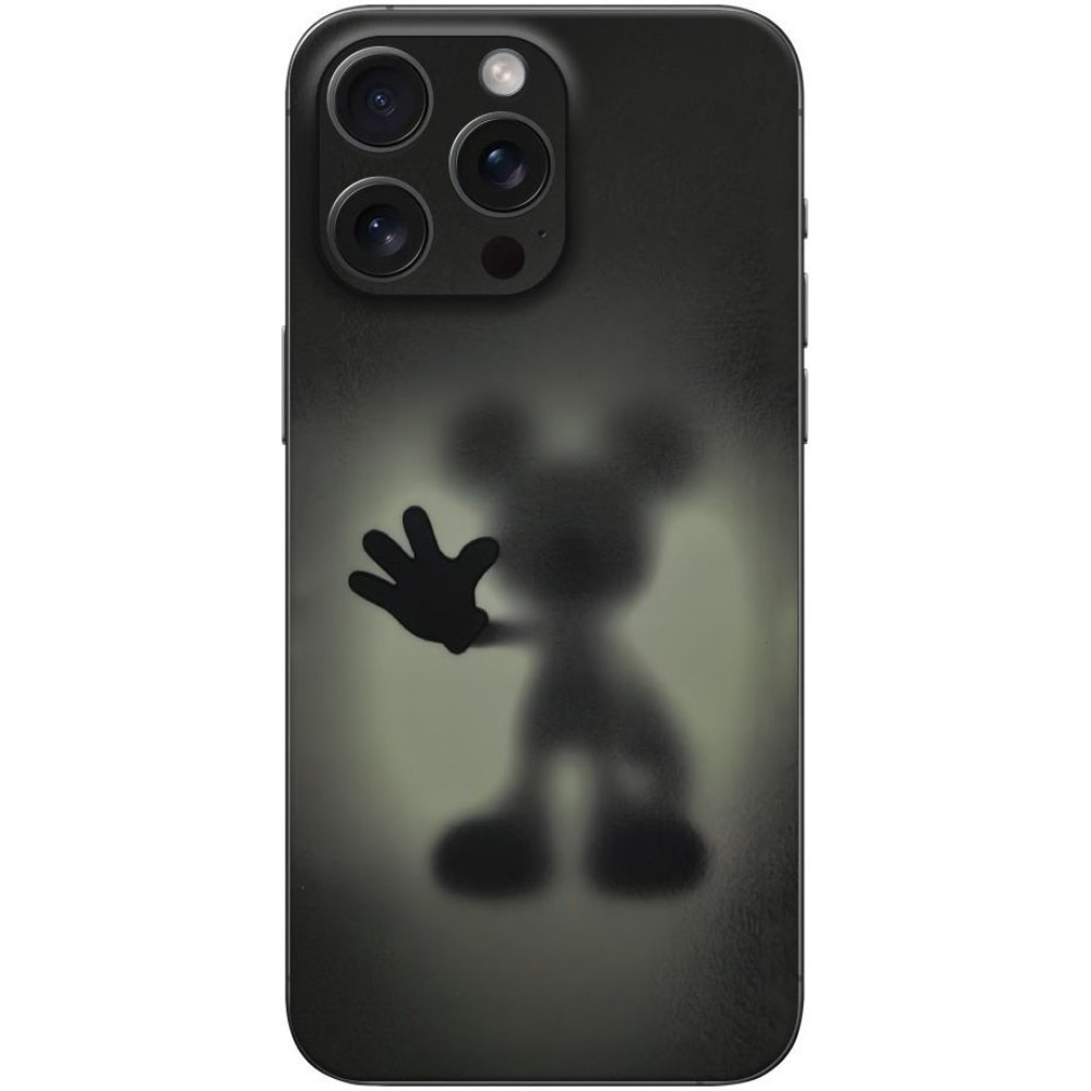 Αυτοκόλλητο Skin Προστασίας Πλάτης iPhone 16 Pro Max Gams Premium Vinyl Skin Back Plate Φωσφορίζον - Luminus Mouse (GAMS-VNL-SKIN-LMMS-001-083)