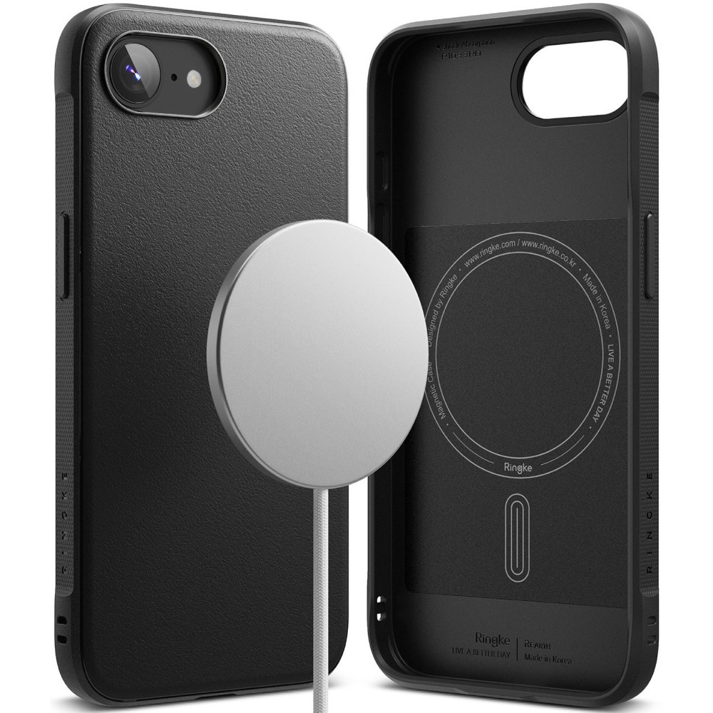 Θήκη iPhone 16e Ringke Onyx Magnetic Σιλικόνης με MagSafe - Black (8800293852759)