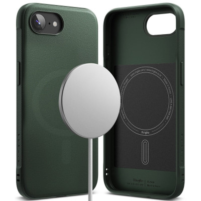 Θήκη iPhone 16e Ringke Onyx Magnetic Σιλικόνης με MagSafe - Dark Green (8800293852780)