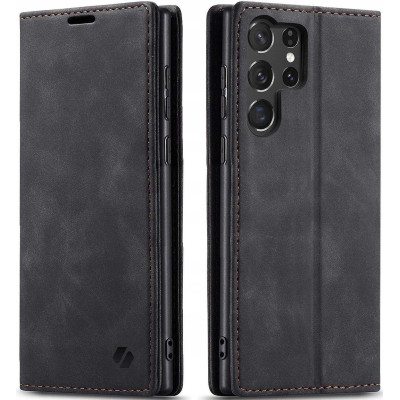 Θήκη Samsung Galaxy S25 Ultra Spacecase Wallet Πορτοφόλι - Black (5905719114688)