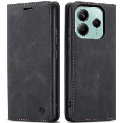Θήκη Xiaomi Redmi Note 14 4G Spacecase Wallet Πορτοφόλι - Black (5905719117993)