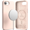 Θήκη iPhone 16e Ringke Silicone Magnetic Ανθεκτική Σιλικόνης με MagSafe - Pink Sand (8800293852872)