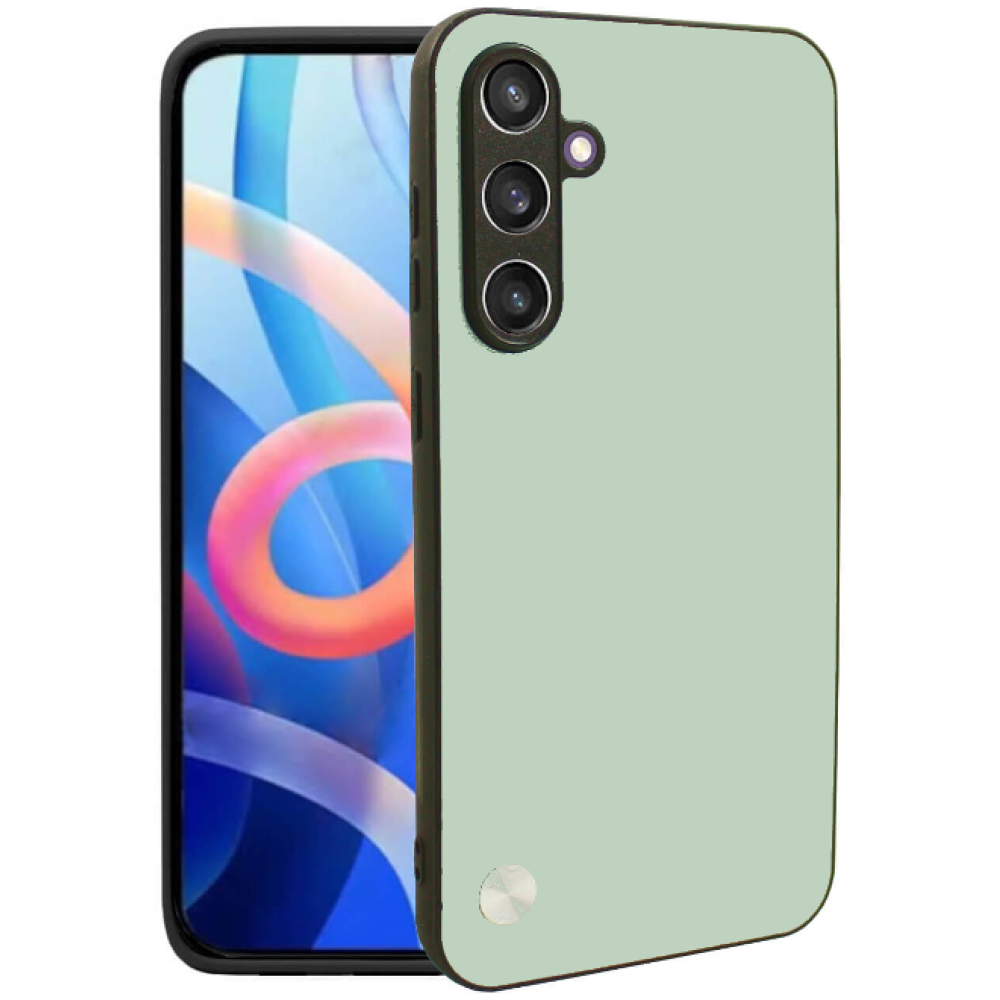 Θήκη Samsung Galaxy S23 FE Bodycell Vegan Cover Σκληρή - Light Green (5206015077197)