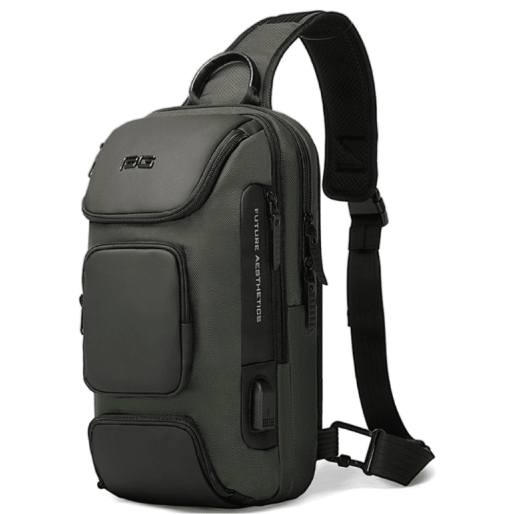 Ανδρικό Τσαντάκι Bange 7086 Ώμου / Χιαστί Crossbody 9L - Green
