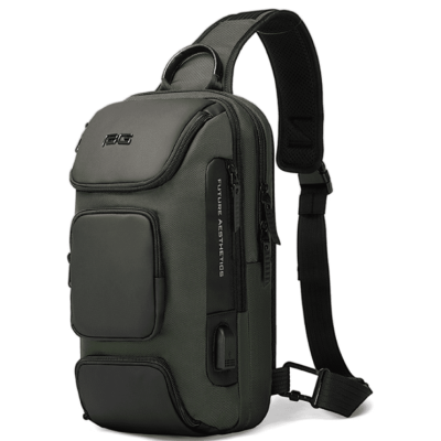 Ανδρικό Τσαντάκι Bange 7086 Ώμου / Χιαστί Crossbody 9L - Green