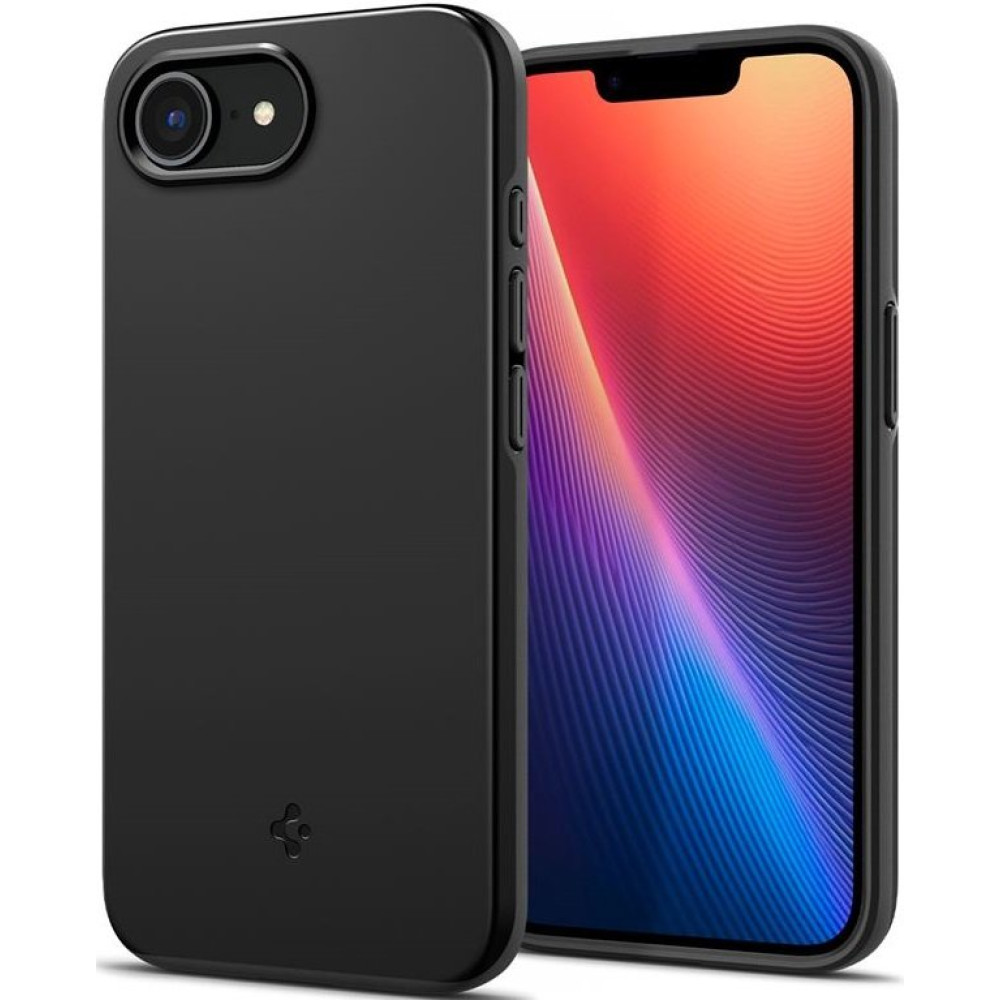 Θήκη iPhone 16e Spigen Thin Fit MagFit Σκληρή με MagSafe - Black (ACS09135)