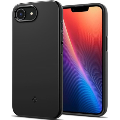 Θήκη iPhone 16e Spigen Thin Fit MagFit Σκληρή με MagSafe - Black (ACS09135)