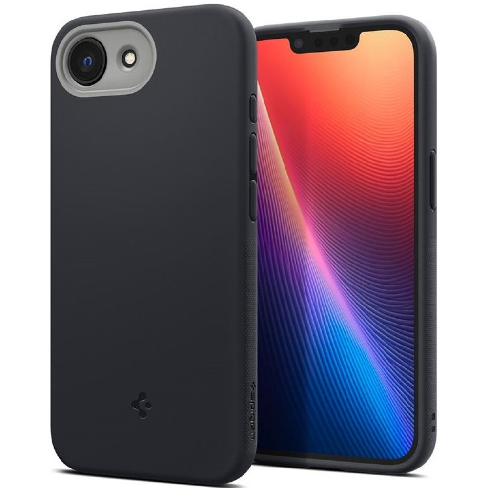 Θήκη iPhone 16e Spigen Nano Pop MagFit Σιλικόνης με MagSafe - Black Sesame (ACS09155)