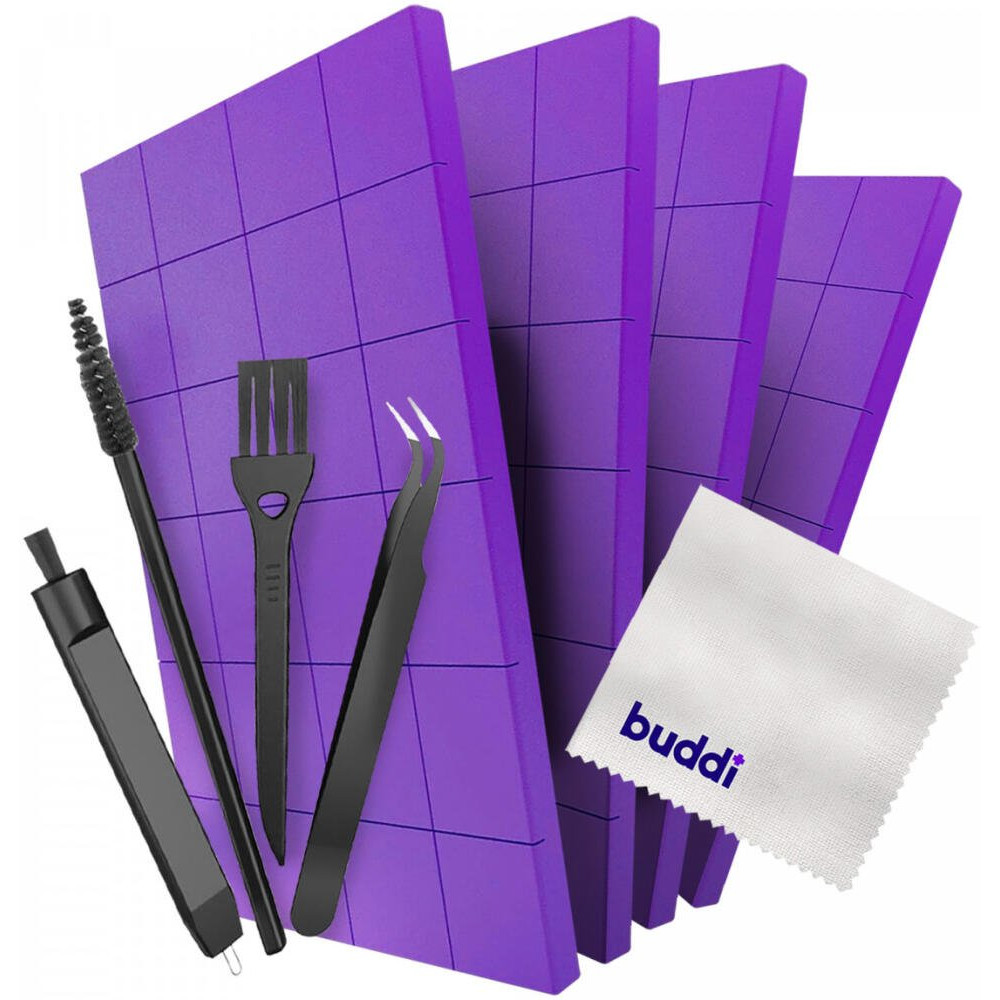 Σετ Καθαρισμού Συσκευών Buddi Fresh Cleaning Kit με Πλαστελίνη για Smartphone / Tablet / AirPods - Purple (8719246472756)