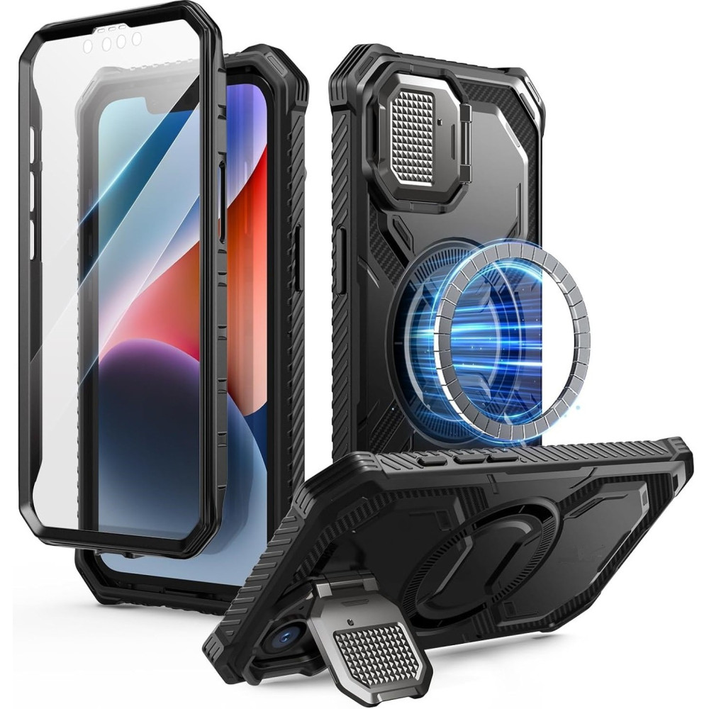Θήκη iPhone 16e Supcase i-Blason Armorbox Mag Ανθεκτική με MagSafe & Μεταλλικό Κάλυμμα για την Κάμερα - Black (843439157026)
