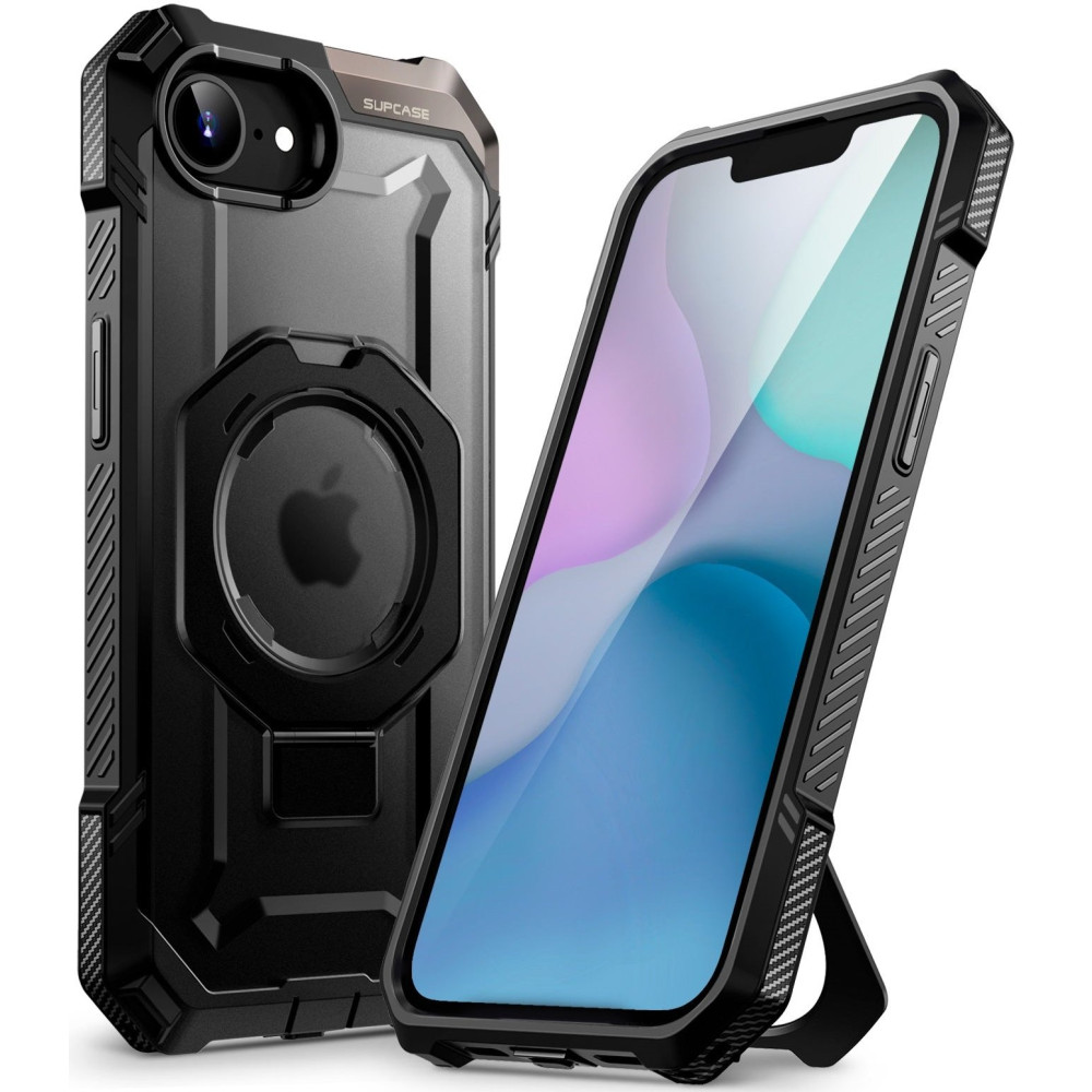 Θήκη iPhone 16e Supcase Unicorn Beetle Grip Mag Ανθεκτική με MagSafe & KickStand - Black (843439157118)