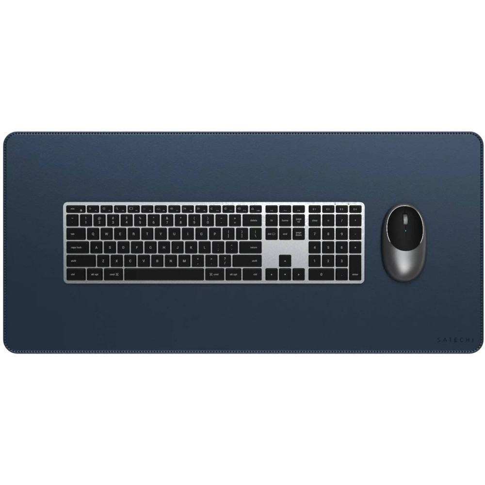 Desk Mat Satechi Vegan-Leather από Premium Vegan Δέρμα - Blue (ST-LPDMB)