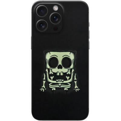 Αυτοκόλλητο Skin Προστασίας Πλάτης iPhone 15 Pro Max Gams Premium Vinyl Skin Back Plate Φωσφορίζον - Luminus Square Sponge (GAMS-VNL-SKIN-LMSS-001-074)