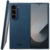Θήκη Samsung Galaxy Z Fold6 Nekit Fiber Σκληρή με MagSafe Aramid Fiber 1mm 1500D Kevlar - Blue (8719246469688)
