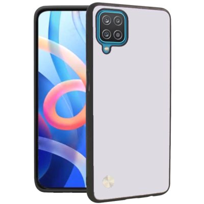 Θήκη Samsung Galaxy A12 Bodycell Vegan Cover Σκληρή - Light Blue (5206015076381)