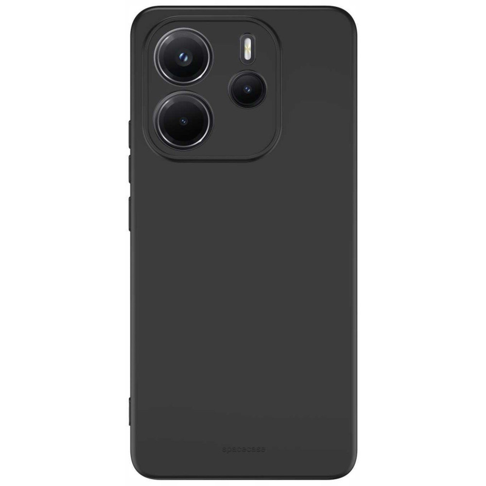 Θήκη Xiaomi Redmi Note 14 5G Spacecase Silicone Case Σιλικόνης - Black (5905719117085)