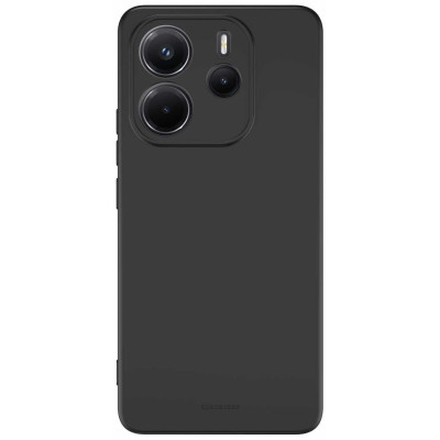 Θήκη Xiaomi Redmi Note 14 5G Spacecase Silicone Case Σιλικόνης - Black (5905719117085)
